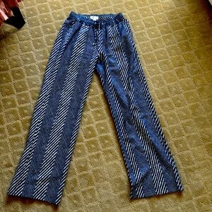 Michael Kors Stripped Blue Pants